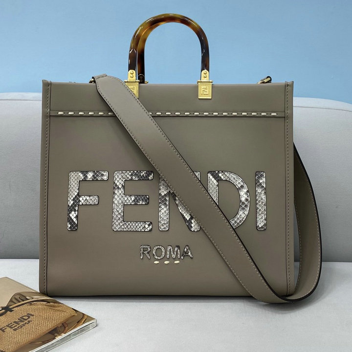 フェンディ FENDI 168-FD80016DH　2021年最新入荷 サンシャイン ミディアム トートバッグ ハンドバッグ トップハンドルバッグ ショッピングバッグ