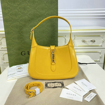 グッチ GUCCI 057-GG636709YL　2021年最新作 ジャッキー 1961 スモール ホーボーバッグ ショルダーバッグ トートバッグ レディースかばん カーフレザー