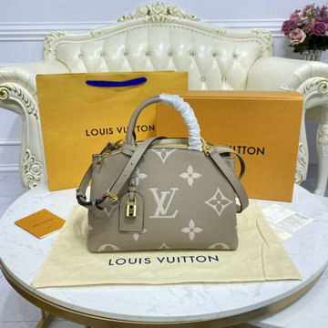 商品名称：ルイヴィトン LOUISVUITTON 057-M58914　2021年最新入荷 プティ パレ PM トップハンドルバッグ トートバッグ 斜め掛け ショルダーバッグ モノグラムアンプラント