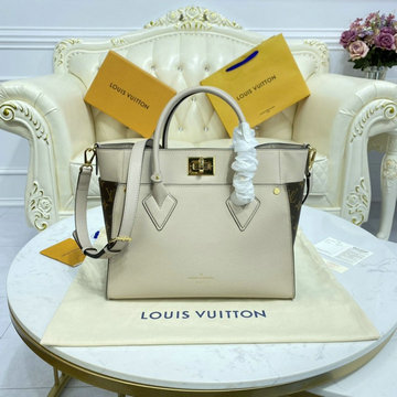 ルイヴィトン LOUISVUITTON 057-M58485　2021年最新入荷 オンマイサイド MM トップハンドルバッグ トートバッグ 2way ショルダーバッグ レディースかばん