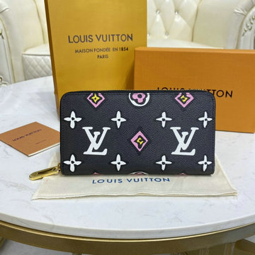 商品名称：ルイヴィトン LOUISVUITTON 057-M80683　2021年最新入荷 ジッピー ウォレット ファスナー長財布 ロングウォレット カードポケット 小銭入れ モノグラム キャンバス
