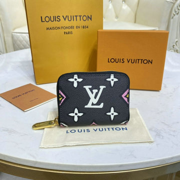 ルイヴィトン LOUISVUITTON 057-M80677K　2021年最新入荷 ジッピー コインパース ファスナー短財布 小銭入れ カードケース モノグラムキャンパス