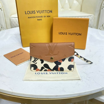 ルイヴィトン LOUISVUITTON 057-M80692　2021年最新入荷 ポシェット クレ NM 小銭入れ 短財布 キーホルダー カードケース ワイルド アット ハット コレクション