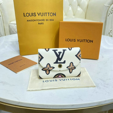 ルイヴィトン LOUISVUITTON 057-M80755B　2021年最新入荷 ポルトモネ ロザリ 小銭入れ コインケース 短財布 名刺入れ ワイルド アット ハット コレクション