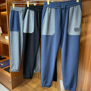 ロエベ LOEWE MS-KQLE21005　2021年秋冬最新入荷 スポーツパンツ スウェットパンツ ジョギングズボン 伸縮性のあるウエストバンド パンツ カジュアル