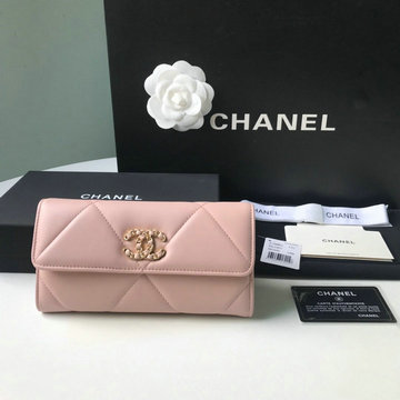 シャネル CHANEL JS-CH0955QF　2021年最新入荷 19 ジッピーウォレット ファスナー長財布 ロングウォレット コインケース 小銭入れ レザー