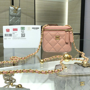 シャネル CHANEL JS-CH1447FH　2021年最新入荷 スモール ヴァニティー ケース 斜め掛け ショルダーバッグ 化粧かばん レディースかばん クロスボディ