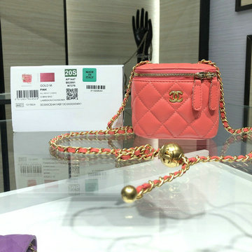 商品名称：シャネル CHANEL JS-CH1447MH　2021年最新入荷 スモール ヴァニティー ケース 斜め掛け ショルダーバッグ 化粧かばん レディースかばん クロスボディ