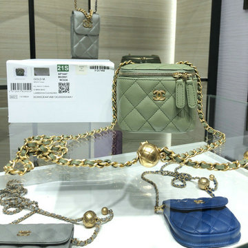 シャネル CHANEL JS-CH1447NG　2021年最新入荷 スモール ヴァニティー ケース 斜め掛け ショルダーバッグ 化粧かばん レディースかばん クロスボディ