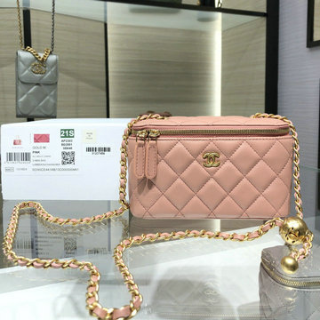 シャネル CHANEL JS-CH1448FH　2021年最新入荷 スモール ヴァニティー ケース 斜め掛け ショルダーバッグ 化粧かばん レディースかばん クロスボディ