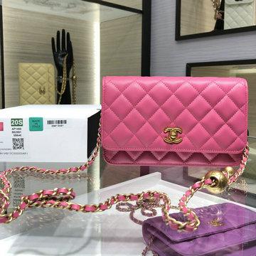 シャネル CHANEL JS-CH1450MH　2021年最新入荷 WOC フラップバッグ チェーンウォレット 斜め掛け ショルダーバッグ クロスボディバッグ レディースかばん