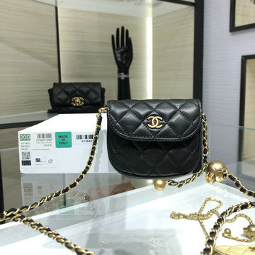 シャネル CHANEL JS-CH1461BK　2021年最新入荷 フラップクラッチ チェーンウォレット 斜め掛け ショルダーバッグ クロスボディバッグ レディースかばん クロスボディ ラムスキン