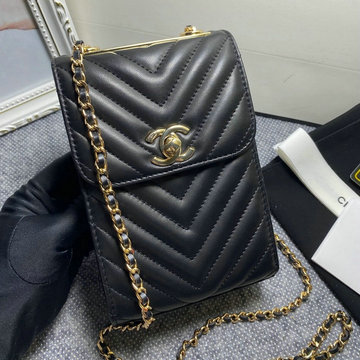 シャネル CHANEL JS-CH1773VBK　2021年最新入荷 スマートフォンケース 斜め掛け ショルダーバッグ レディースかばん クロスボディバッグ