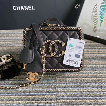 シャネル CHANEL JS-CH1785SH　2021年最新入荷 ヴァニティー ケース トップハンドルバッグバッグ 斜め掛け ショルダーバッグ 化粧かばん クロスボディバッグ