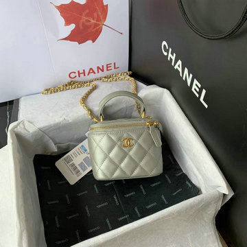 シャネル CHANEL JS-CH2198HS　2021年最新入荷 スモール ヴァニティー ケース トップハンドルバッグ 斜め掛け ショルダーバッグ 化粧かばん クロスボディバッグ