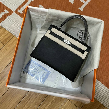 商品名称：エルメス HERMES 23589-HKL25SSYBK021年最新入荷 ケリー 25 トップハンドルバッグ トートバッグ ハンドバッグ クラッチバッグ キャリーバッグ