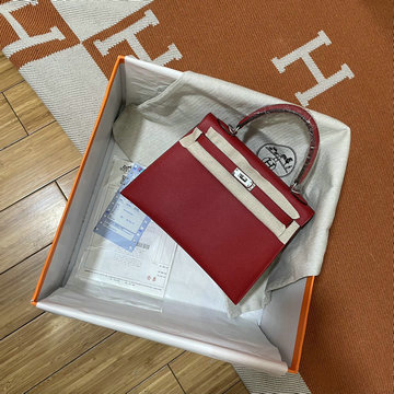 エルメス HERMES 3589-HKL25SSYRD  2021年最新入荷 ケリー 25 トップハンドルバッグ トートバッグ ハンドバッグ クラッチバッグ キャリーバッグ