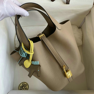 商品名称：エルメス HERMES 3589-HPT18TCJBH 2021年最新入荷 ピコタン バケットバッグ トートバッグ ハンドバッグ ショッピングバッグ レディースかばん トリヨン