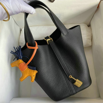 商品名称：エルメス HERMES 3589-HPT18TCJBK 2021年最新入荷 ピコタン バケットバッグ トートバッグ ハンドバッグ ショッピングバッグ レディースかばん トリヨン