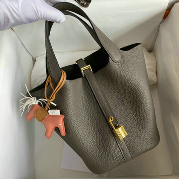 エルメス HERMES 3589-HPT18TCJXH 2021年最新入荷 ピコタン バケットバッグ トートバッグ ハンドバッグ ショッピングバッグ レディースかばん トリヨン