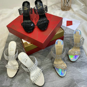 クリスチャンルブタン CHRISTIAN LOUBOUTIN 26-CLJ21041　2021年最新入荷 ハイヒールサンダル スリングバック ミュール ピンヒール レディースシューズ 靴