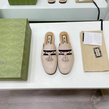 グッチ GUCCI 26-GGJ21039　2021年秋冬最新入荷 プリンスタウン ウィメンズ スリッパ フラットシューズ パンプスサンダル レディースシューズ
