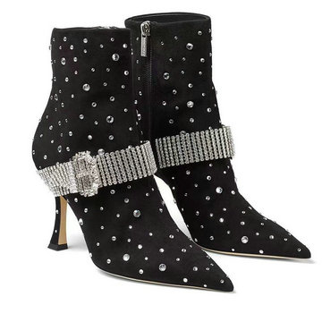 ジミーチュー JIMMY CHOO 26-JMCJ21021　2021年最新入荷 ショートブーツ ハイヒールシューズ ファスナー開閉式 ウィメンズ アンクルブーツ ピンヒール