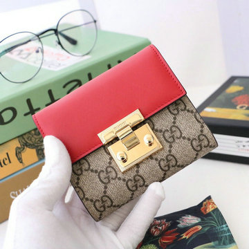 商品名称：グッチ GUCCI 057-GG453155BR　2021年最新入荷 三つ折り短財布 ショートウォレット カードケース 札入れ 小銭入れ カーフレザー