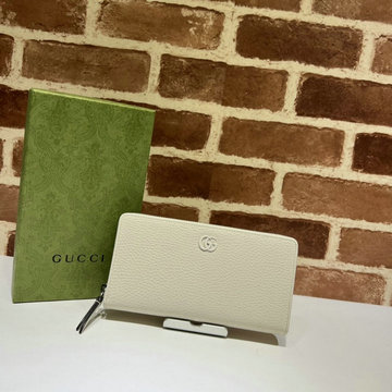 グッチ GUCCI 057-GG456117BS　2021年最新入荷 GGマーモント ジップアラウンドウォレット ファスナー長財布 ロングウォレット 札入れ 小銭入れ カーフレザー