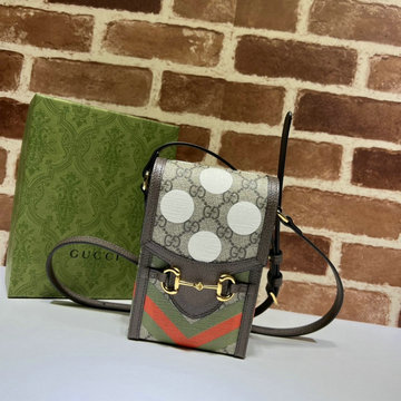 グッチ GUCCI 057-GG625615YKF　2021年最新入荷 ホースビット 1955 ミニバッグ 斜め掛け ショルダーバッグ 携帯ケース スマートフォンケース クロスボディバッグ