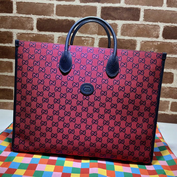 グッチ GUCCI 057-GG659980QRD　2021年最新入荷 グッチ レ ポム スモール トートバッグ トップハンドルバッグ ハンドバッグ ショッピングバッグ キャンパス