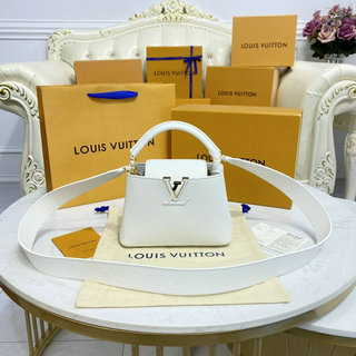 商品名称：ルイヴィトン LOUISVUITTON 057-M56845XB　2021年最新入荷 カプシーヌ MINI ハンドバッグ トートバッグ 2way 斜め掛け ショルダーバッグ クロスボディ