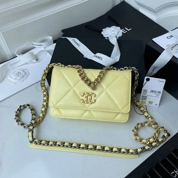 商品名称：シャネル CHANEL CC-CH0957YJQY　2021年最新入荷 19 チェーンウォレット フラップバッグ 斜め掛け ショルダーバッグ クロスボディバッグ レディースかばん