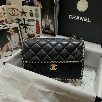 商品名称：シャネル CHANEL CC-CH1672BK　2021年最新入荷 CF フラップバッグ 斜め掛け ショルダーバッグ クロスボディバッグ レディースかばん ラムスキン