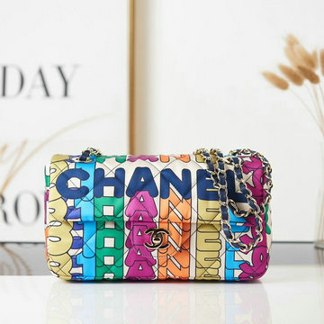 シャネル CHANEL CC-CH2897CS　2021年最新入荷 フラップ バッグ 斜め掛け ショルダーバッグ クロスボディバッグ プリント ファブリック