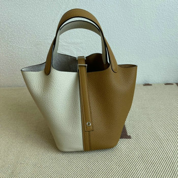 エルメス HERMES 063-H02618TCPBZ　2021年最新入荷 ピコタン バケットバッグ トートバッグ ハンドバッグ ショッピングバッグ レディースかばん TCレザー