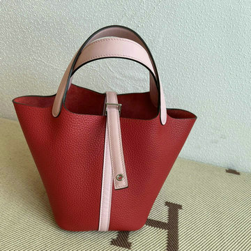 商品名称：エルメス HERMES 063-H02718TCPRF　2021年最新入荷 ピコタン バケットバッグ トートバッグ ハンドバッグ ショッピングバッグ レディースかばん TCレザー