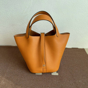 商品名称：エルメス HERMES 063-H104218TCYCS　2021年最新入荷 ピコタン バケットバッグ トートバッグ ハンドバッグ ショッピングバッグ レディースかばん TCレザー