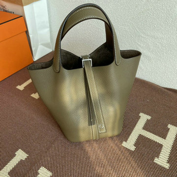 商品名称：エルメス HERMES 063-H104218TCYDH　2021年最新入荷 ピコタン バケットバッグ トートバッグ ハンドバッグ ショッピングバッグ レディースかばん TCレザー