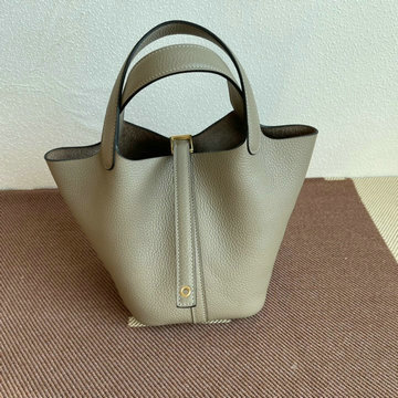 商品名称：エルメス HERMES 063-H104218TCYLH　2021年最新入荷 ピコタン バケットバッグ トートバッグ ハンドバッグ ショッピングバッグ レディースかばん TCレザー