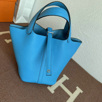 エルメス HERMES 063-H104218TCYSY　2021年最新入荷 ピコタン バケットバッグ トートバッグ ハンドバッグ ショッピングバッグ レディースかばん TCレザー