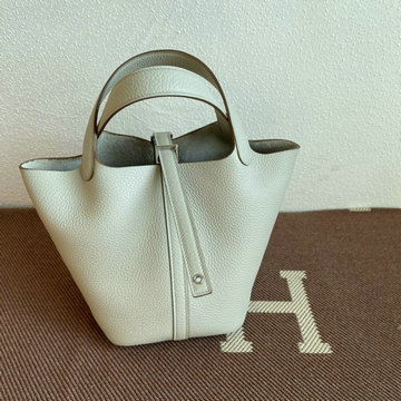 商品名称：エルメス HERMES 063-H104218TCYZH　2021年最新入荷 ピコタン バケットバッグ トートバッグ ハンドバッグ ショッピングバッグ レディースかばん TCレザー