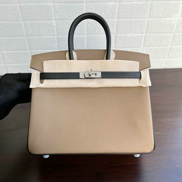 エルメス HERMES 063-HBK25SBPYHK　2021年最新入荷 バーキンバッグ トップハンドルバッグ トートバッグ ハンドバッグ レディースかばん ヴォーエプソン