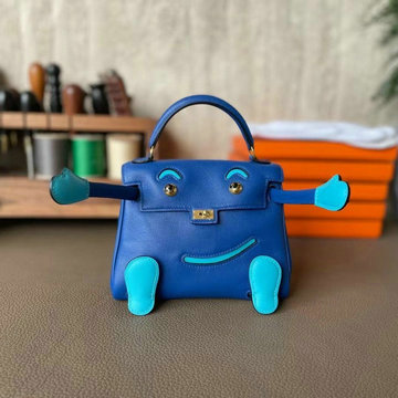 エルメス HERMES 063-HKDO22SFLL　2021年最新入荷 ケリードール トップハンドルバッグ トートバッグ ハンドバッグ 手持ちかばん swift革