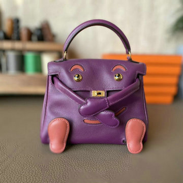 エルメス HERMES 063-HKDO22SFZF　2021年最新入荷 ケリードール トップハンドルバッグ トートバッグ ハンドバッグ 手持ちかばん swift革