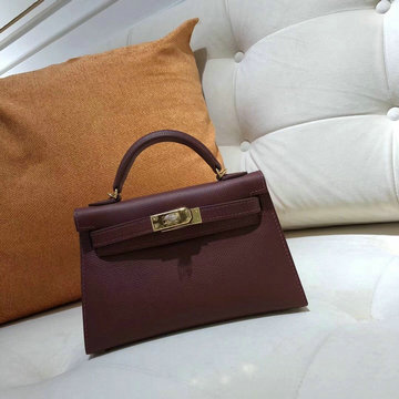 エルメス HERMES 063-HKL19SBQJJH　2021年最新入荷 ミニ ケリー トップハンドルバッグ トートバッグ ハンドバッグ 2way 斜め掛け ショルダーバッグ