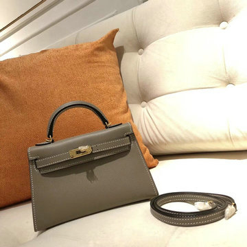 エルメス HERMES 063-HKL19SBQJLH　2021年最新入荷 ミニ ケリー トップハンドルバッグ トートバッグ ハンドバッグ 2way 斜め掛け ショルダーバッグ