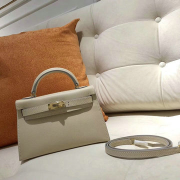 エルメス HERMES 063-HKL19SBQJYB　2021年最新入荷 ミニ ケリー トップハンドルバッグ トートバッグ ハンドバッグ 2way 斜め掛け ショルダーバッグ