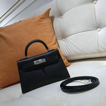 エルメス HERMES 063-HKL19SBQYBK　2021年最新入荷 ミニ ケリー トップハンドルバッグ トートバッグ ハンドバッグ 2way 斜め掛け ショルダーバッグ