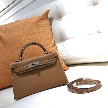 商品名称：エルメス HERMES 063-HKL19SBQYJZ　2021年最新入荷 ミニ ケリー トップハンドルバッグ トートバッグ ハンドバッグ 2way 斜め掛け ショルダーバッグ